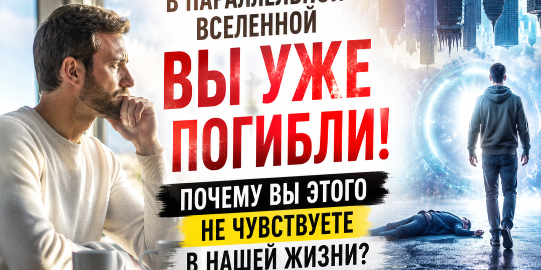 В ПАРАЛЛЕЛЬНОЙ ВСЕЛЕННОЙ ВЫ УЖЕ ПОГИБЛИ! ПОЧЕМУ ВЫ ЭТОГО НЕ ЧУВСТВУЕТЕ В НАШЕЙ ЖИЗНИ?