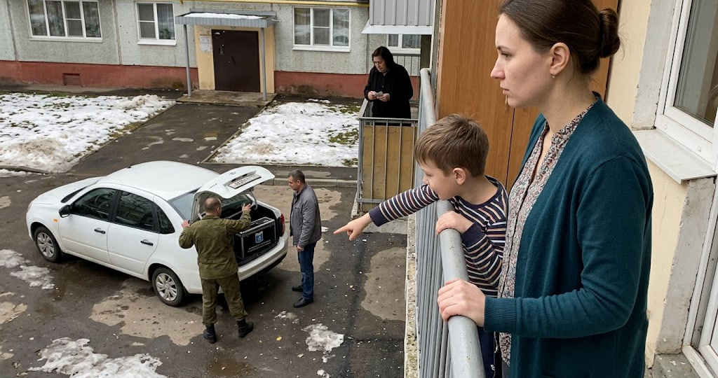 —Мам, а почему папа грузит твои говорящие экраны в чужую машину? — спросил сын. Я поняла всё, и спустя 2 дня муж давал показания следователя