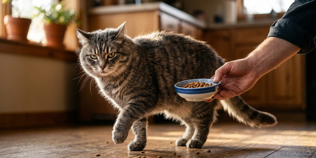 Кошка бросает есть на середине миски: это не каприз и не сытость