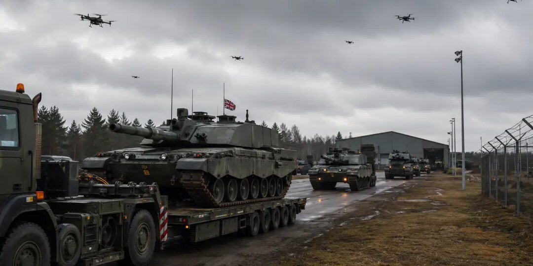 Британские танки высылают из Эстонии: Challenger 2 испугались русских дронов