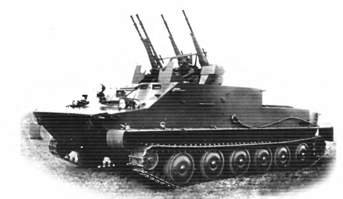 БТР-50 с ЗПТУ-4