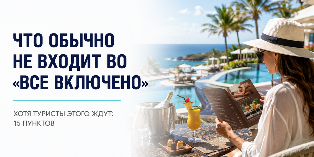 Что обычно не входит во "все включено", хотя туристы этого ждут: 15 пунктов