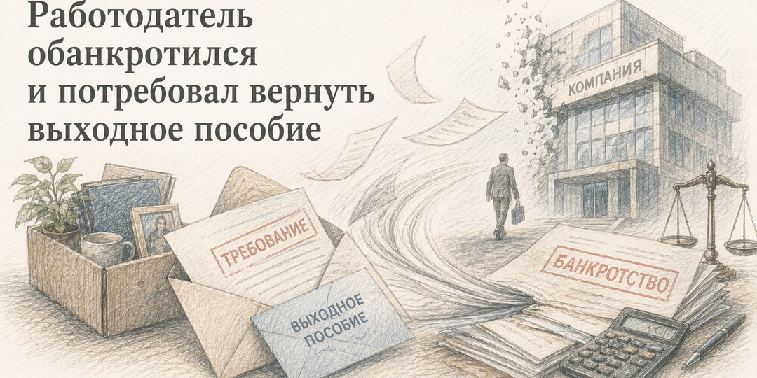 Работодатель обанкротился и потребовал вернуть выходное пособие. Что решил Верховный Суд
