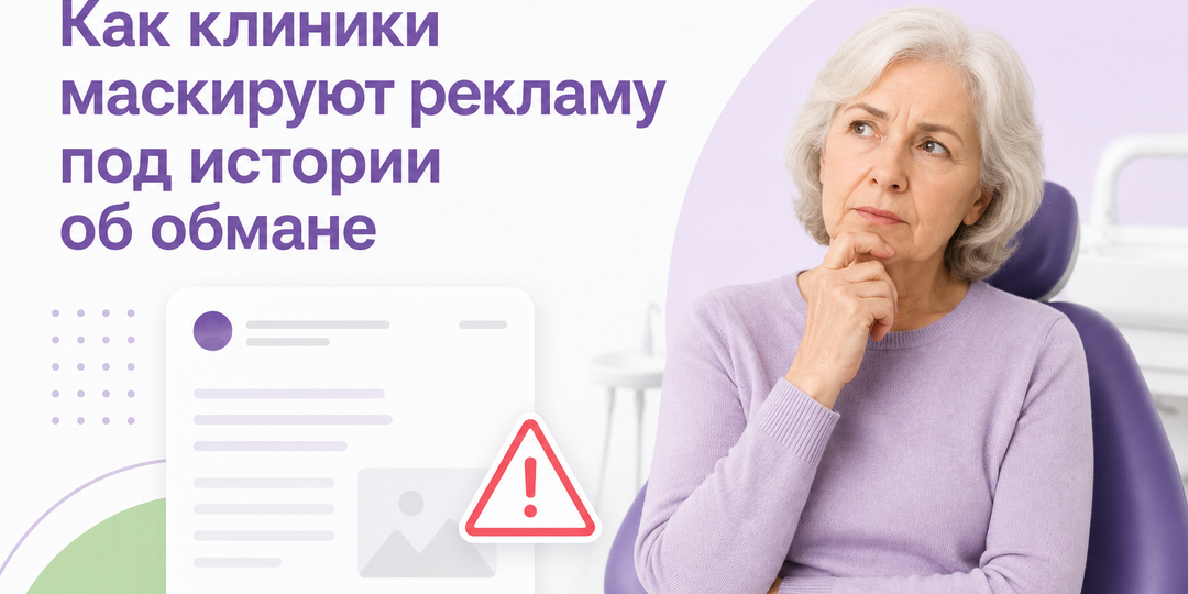 Новый развод пациентов: как клиники маскируют рекламу под истории об обмане