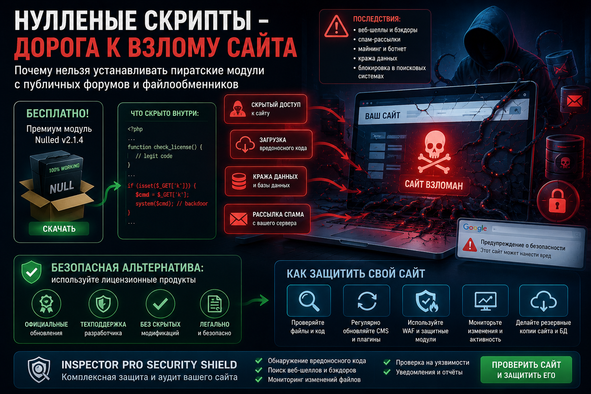 Нулленые скрипты - ключ к серверу