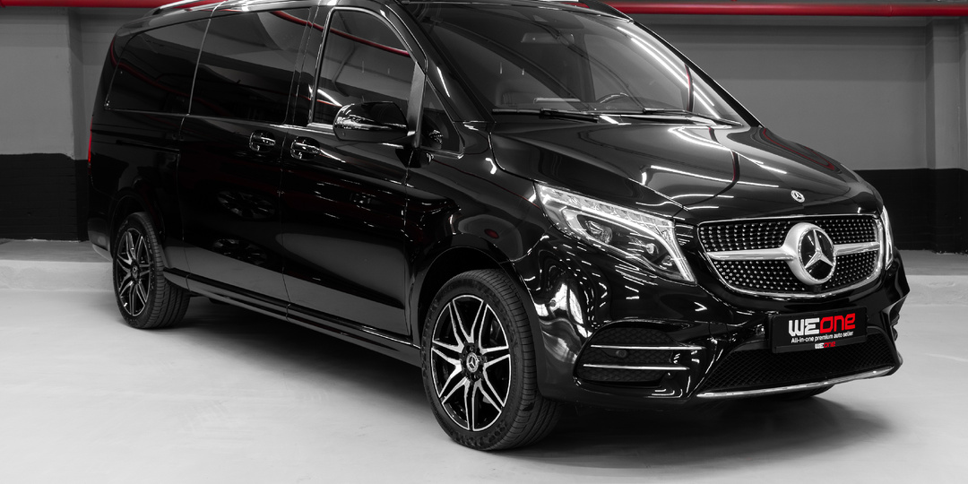 Mercedes-Benz V300D. Кофеварка Nespresso и звездный потолок