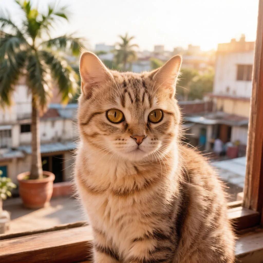 Индийский котик по версии Gigachat