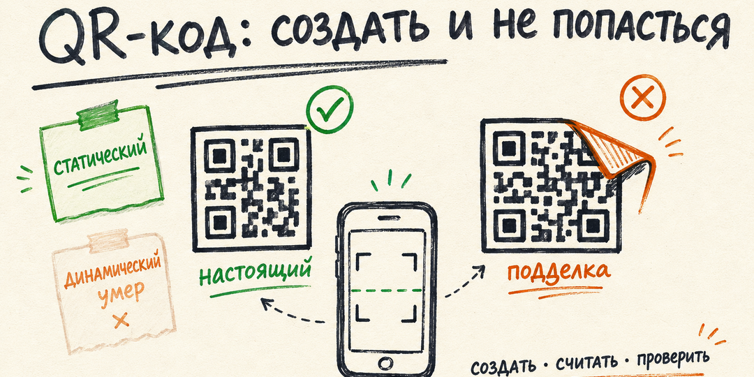 Генератор QR-кода и сканер онлайн: как создать, считать и не попасться на 4 ловушки