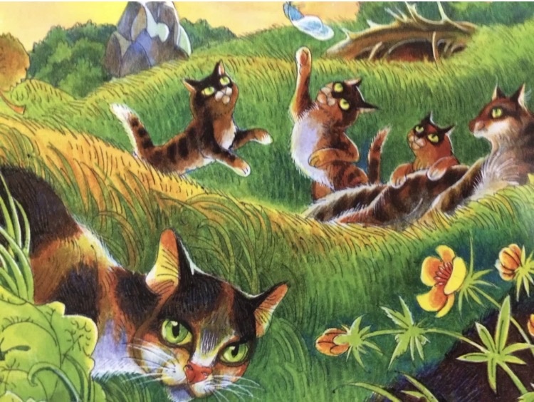 Коты Племени Ветра (рисунок не мой)