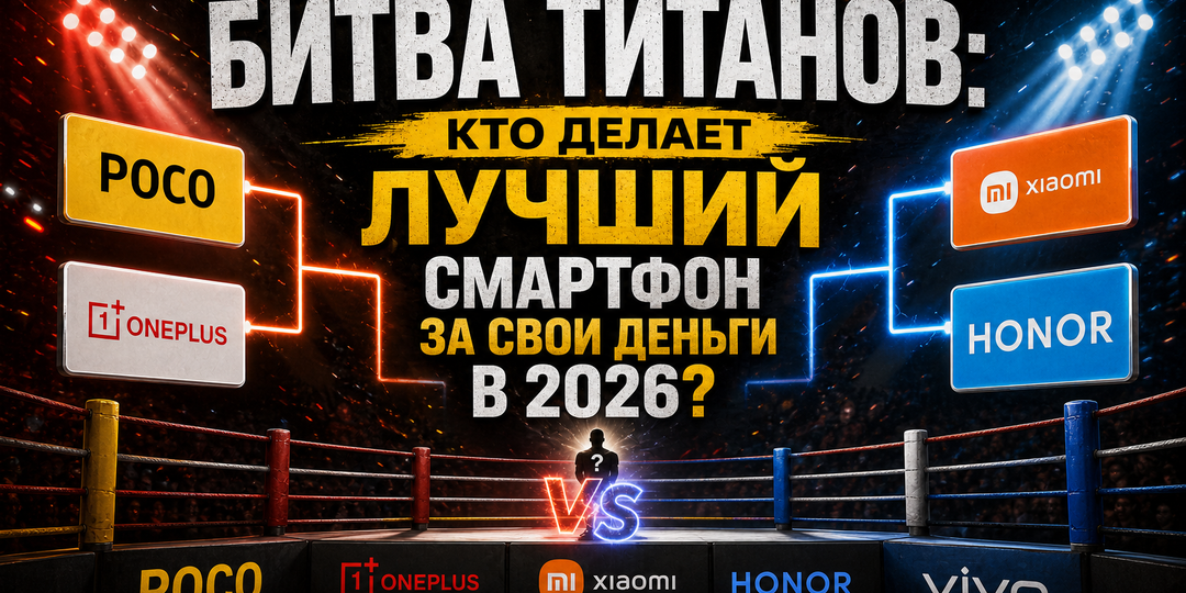 Не переплачивай за логотип: 9 смартфонов 2025–2026, где каждый рубль работает на тебя