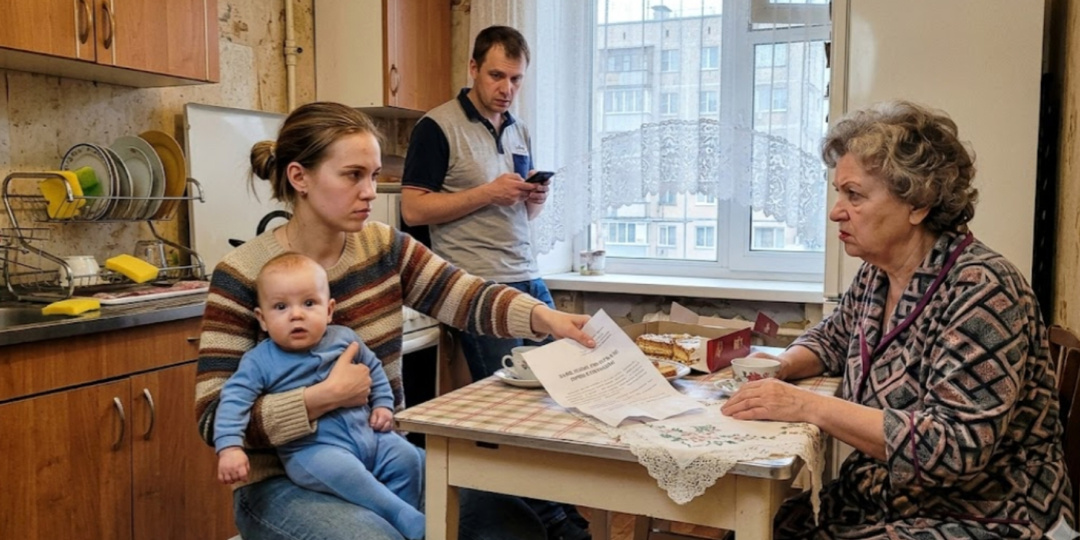 «Подпиши отказ — и квартира останется нашей семье», — сказала свекровь. Но нотариус посмотрел на мою дочь и задал один вопрос