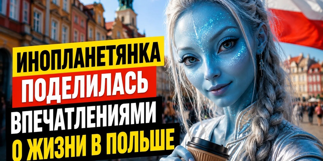 ИНОПЛАНЕТЯНКА ПОДЕЛИЛАСЬ ВПЕЧАТЛЕНИЯМИ О ЖИЗНИ В ПОЛЬШЕ