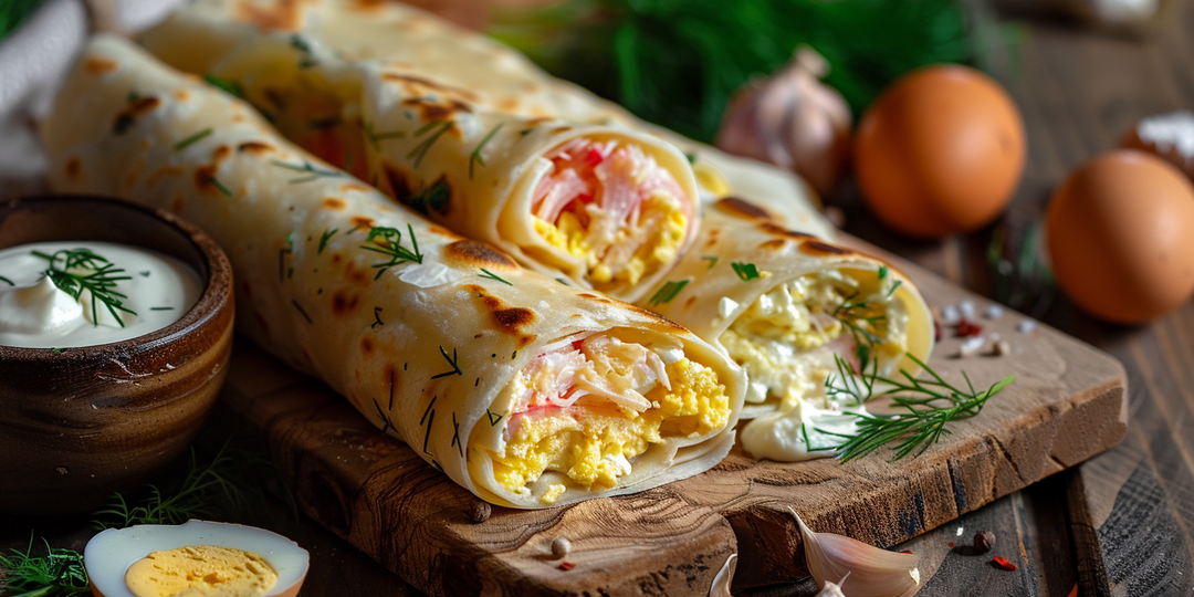 Нескучный лаваш: 3 сочные начинки для рулетов на любой вкус