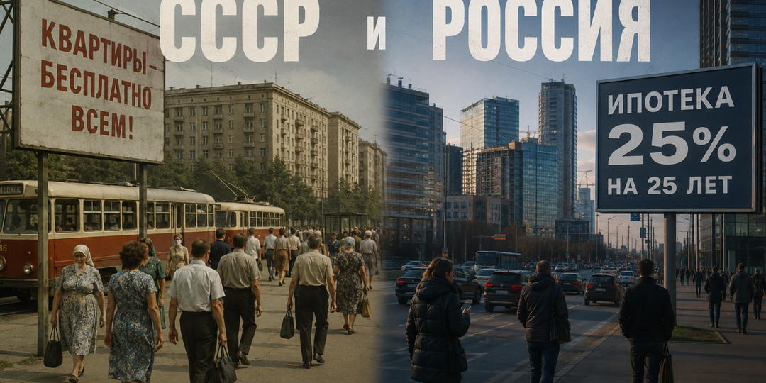 Говорят, что в России люди стали жить лучше, чем в СССР. Давайте сравним.