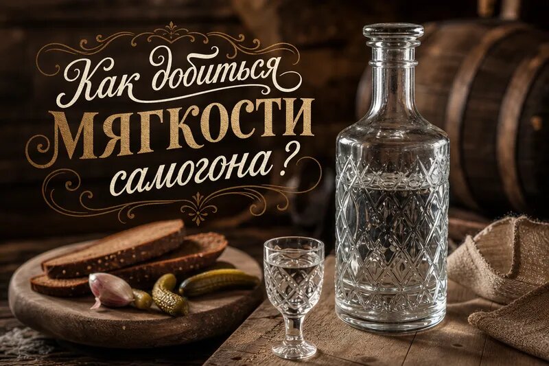 4 секрета: Как добиться мягкости самогона?