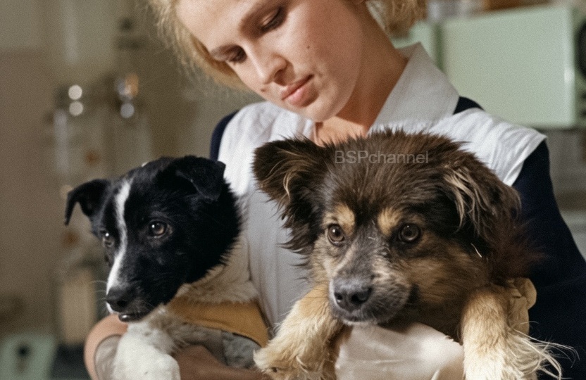 Подборка смешных и забавных фотографий с собаками, которые поднимут настроение. 20 раскрашенных фотографий из ХХ века. Часть 9