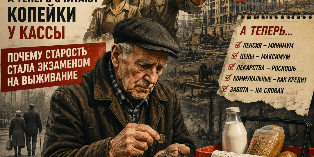 Они построили страну, а теперь считают копейки у кассы: почему старость стала экзаменом на выживание