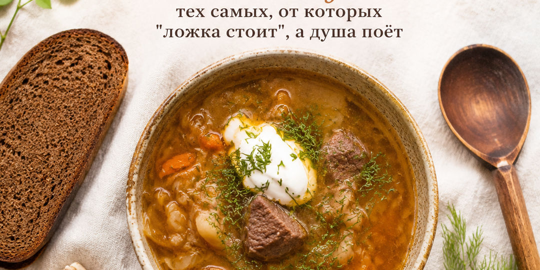 Рецепт настоящих русских щей с квашеной капустой— тех самых, от которых "ложка стоит", а душа поёт