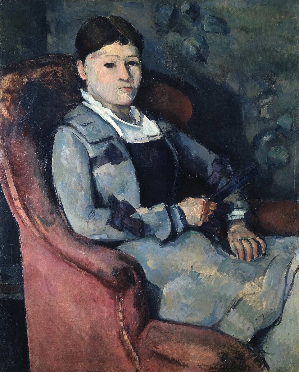 Поль Сезанн. Мадам Сезанн с веером. 1878-1888