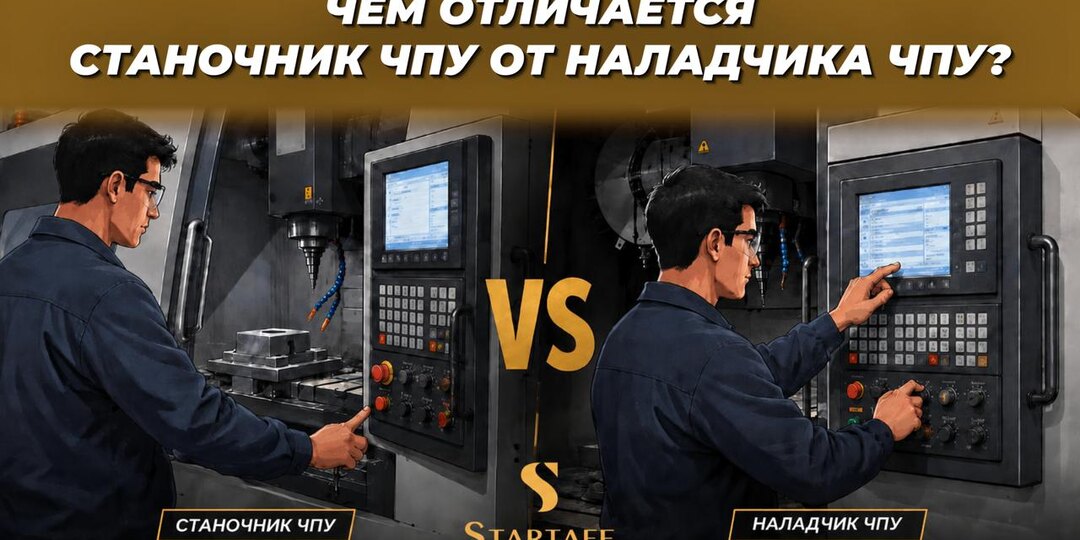 Чем отличается станочник ЧПУ от наладчика ЧПУ?