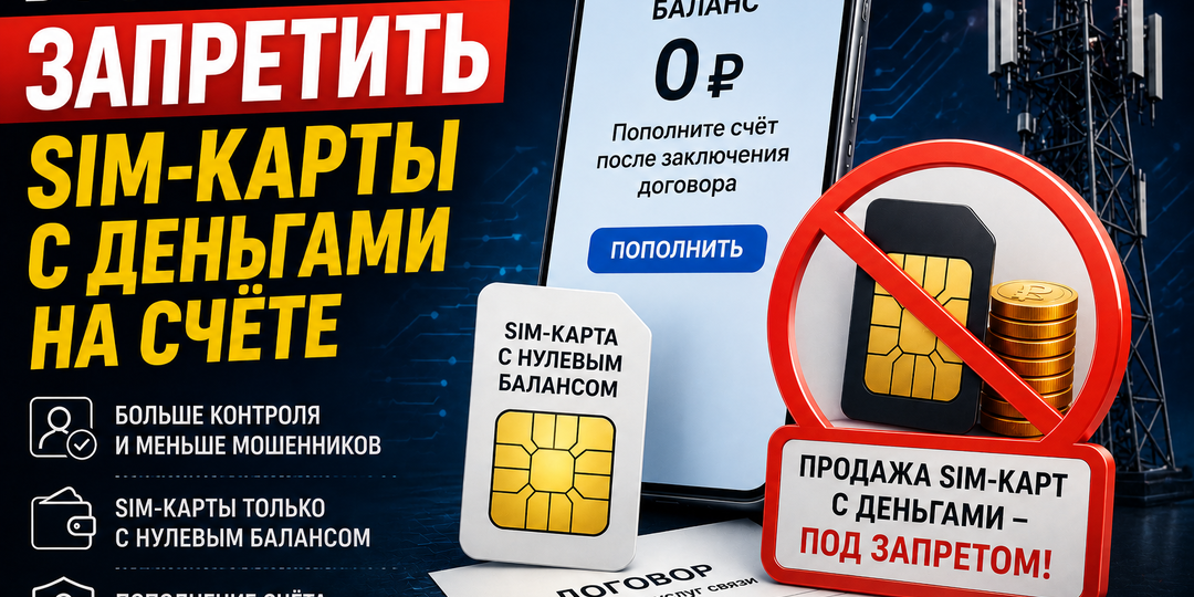 В России могут запретить продажу SIM-карт с предоплаченным балансом: зачем меняют правила