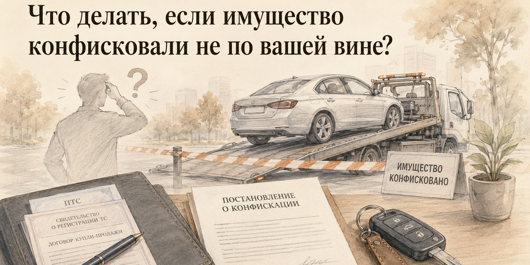 Что делать, если ваше имущество конфисковали не по вашей вине?