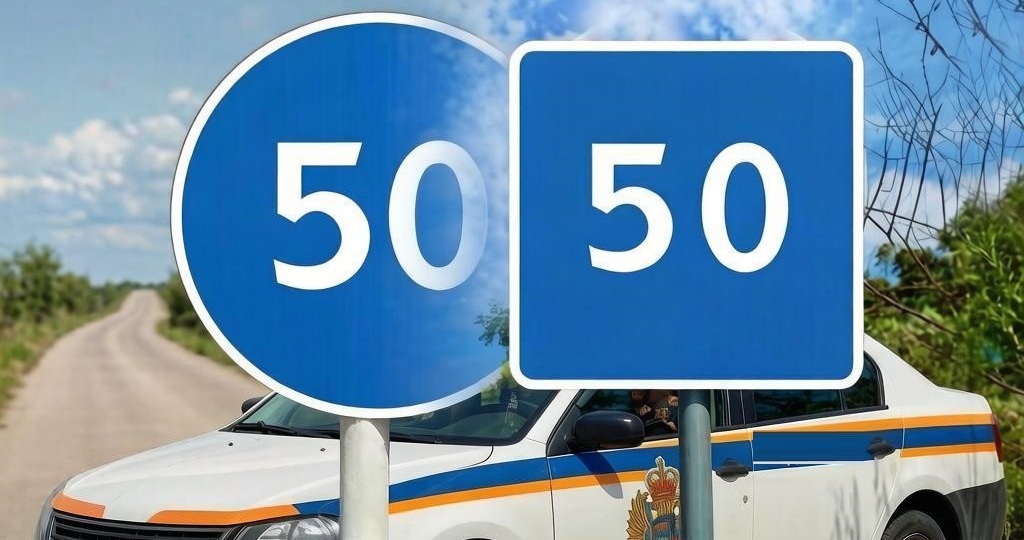 Квадратный и круглый синий знак скорости: в чем отличие и почему важно их различать