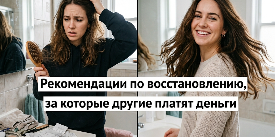 Рекомендации по восстановлению волос, за которые другие платят деньги