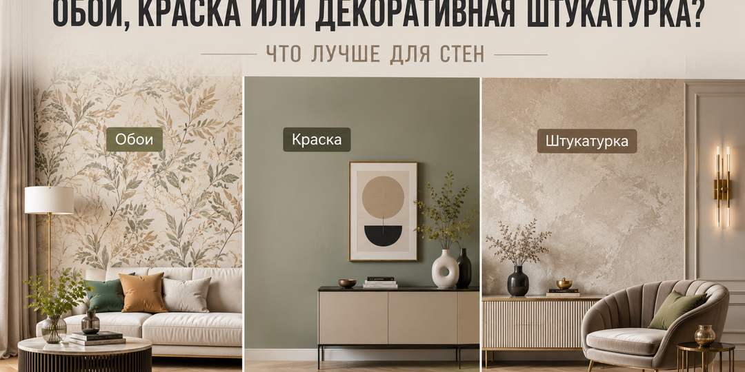 Обои уже не в моде? Сравниваем три популярных варианта отделки стен