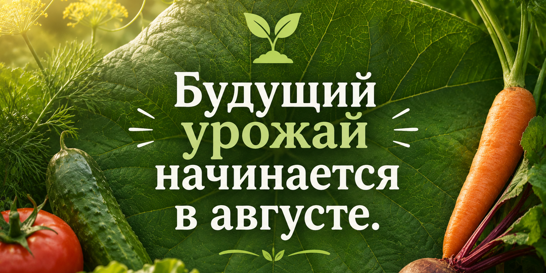 🌱 Именно в августе закладывается будущий урожай: 7 дел, которые нужно сделать уже сейчас
