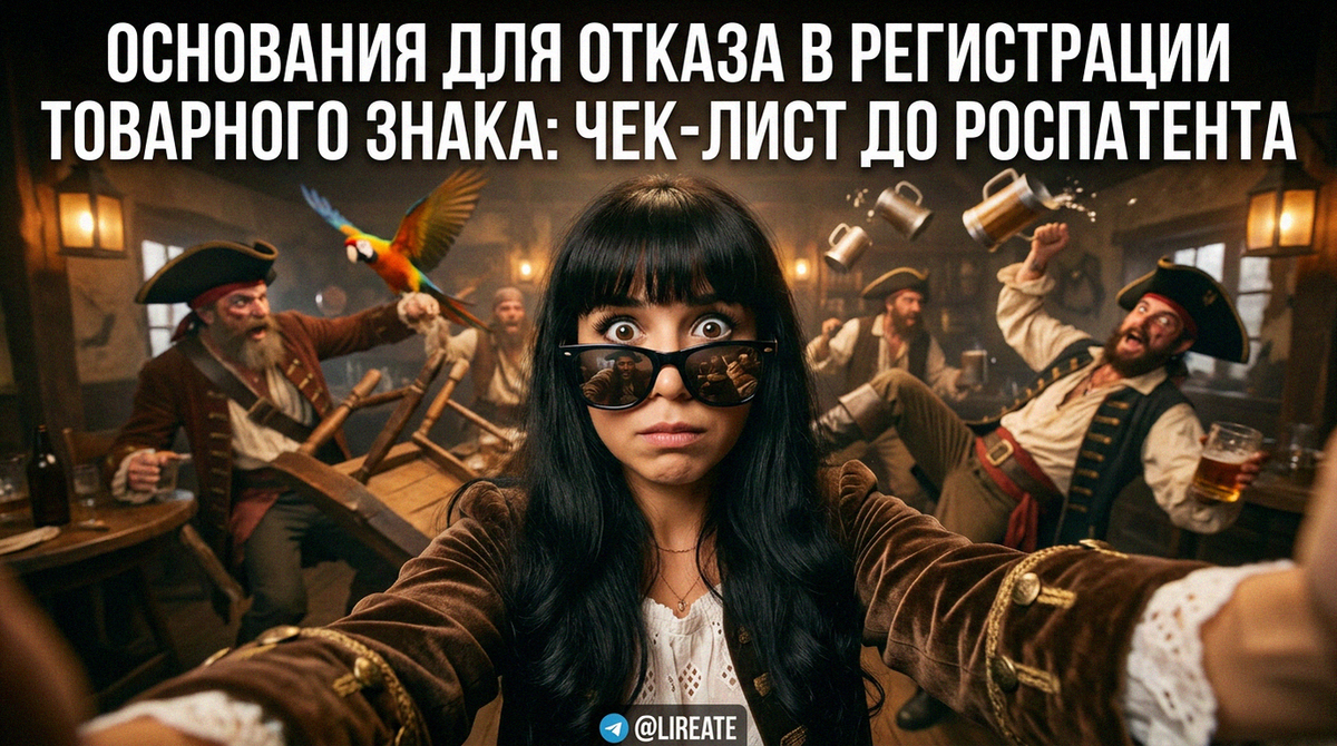    Чек-лист для оценки оснований отказа в регистрации товарного знака. Лирейт