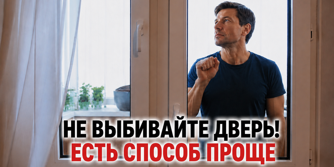 Что делать, если вас случайно закрыли на балконе: лайфхак, который поможет избежать замены двери