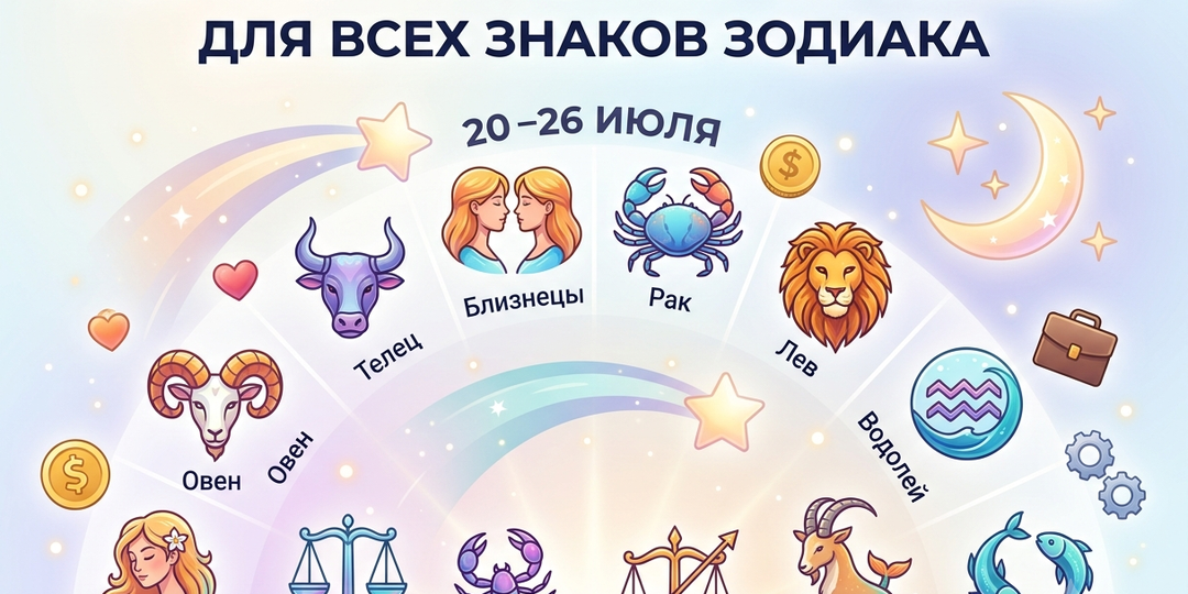 Гороскоп на 20–26 июля: неделя, когда пора перестать терпеть неудобства