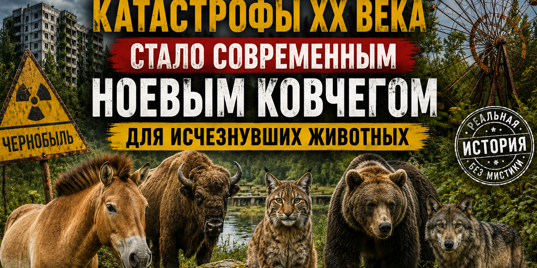 Место крупнейшей техногенной катастрофы XX века стало убежищем для редких животных