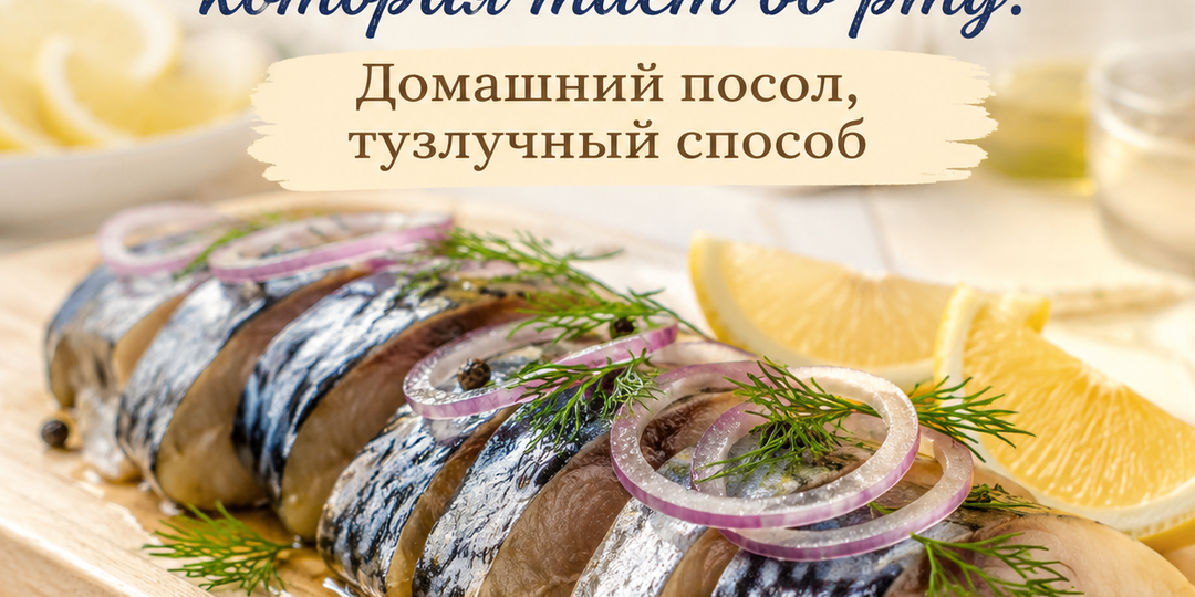 Скумбрия, которая тает во рту: Домашний посол, тузлучный способ