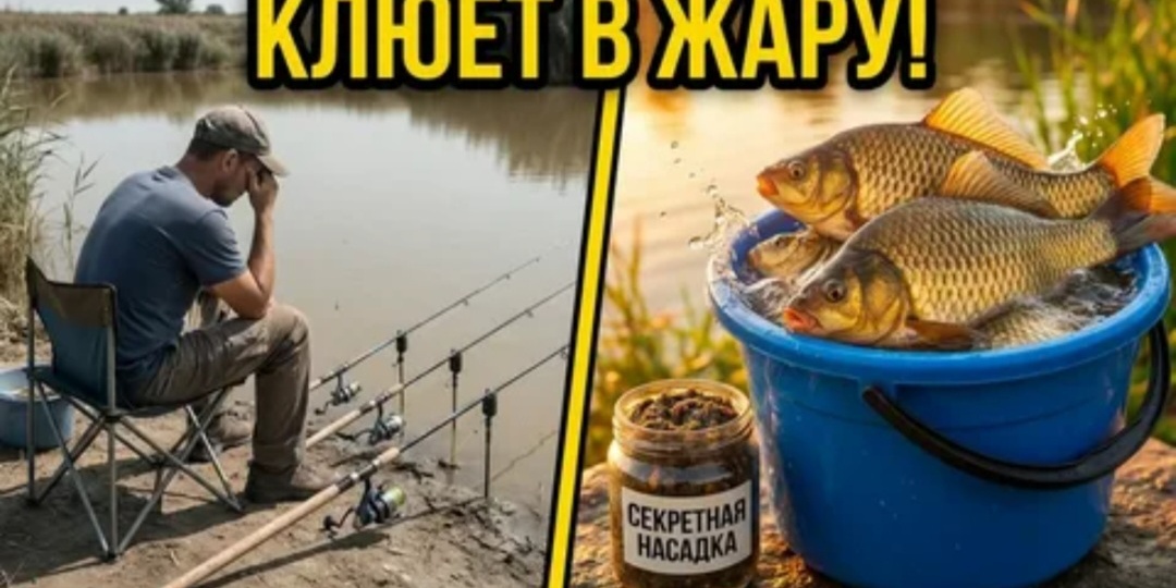 БЕЛЫЙ ШТОРМ В ПЕКЛЕ: КАК Я ЗАСТАВИЛ КАРАСЯ ЖРАТЬ В +35 И СТАЛ КОРОЛЕМ ВОДОЕМА