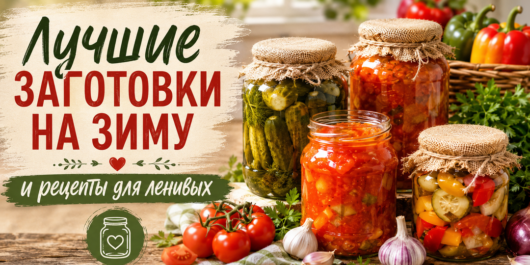 🍂 Урожай есть, времени нет: самые простые заготовки на зиму для ленивых хозяек