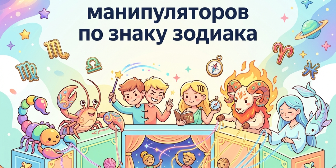 6 скрытых кукловодов: рейтинг главных манипуляторов по знаку зодиака. Кто на 1 месте?
