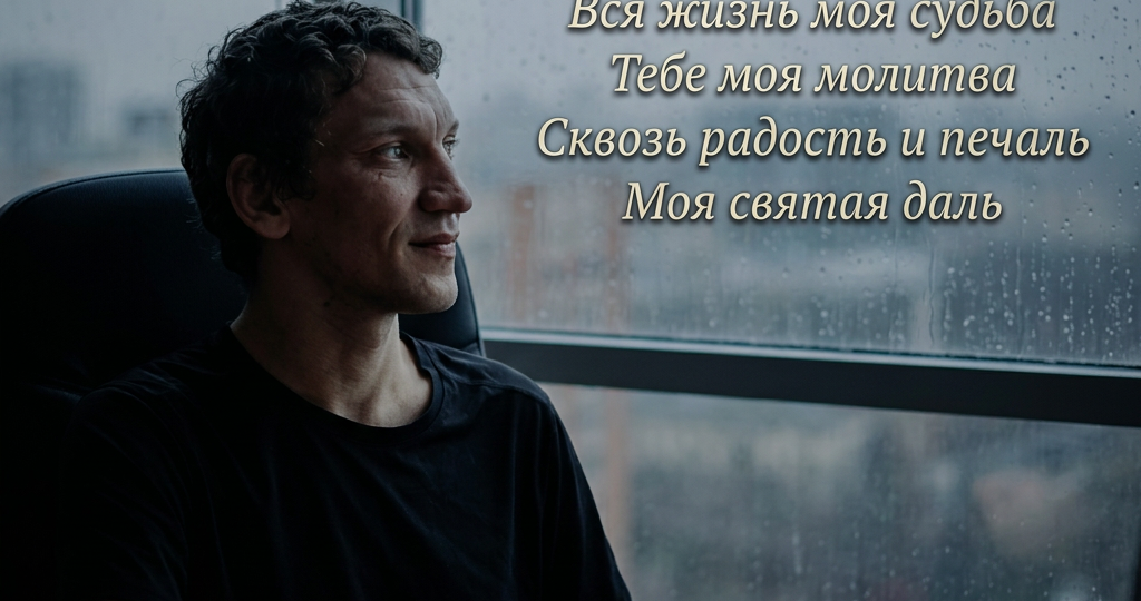 : «Тебе моя молитва, Тебе моя хвала В Твоих святых ладонях Вся жизнь моя судьба