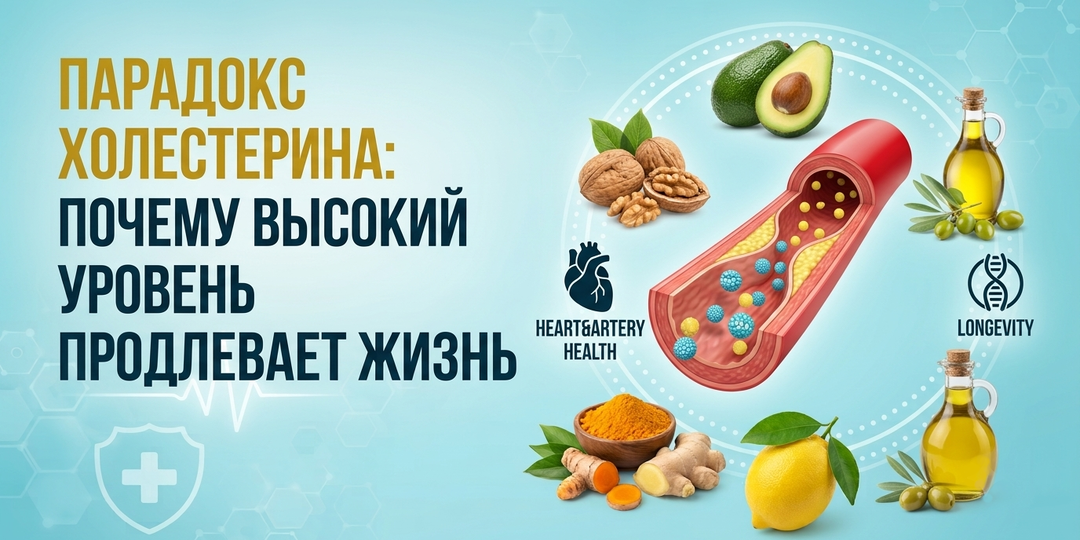 Парадокс холестерина: почему высокий уровень продлевает жизнь