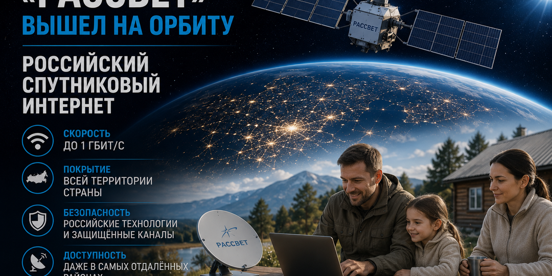 «Рассвет» вышел на орбиту: российский спутниковый интернет набирает обороты