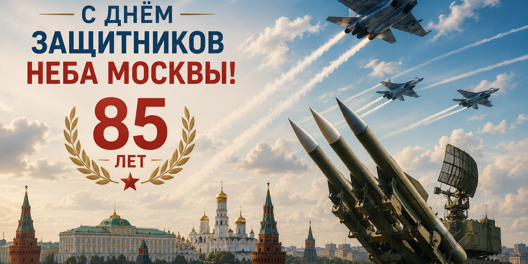 С Днём защитников неба Москвы! 85 лет на страже столицы