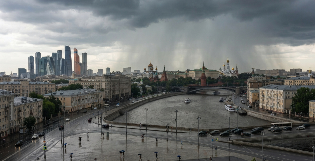 Промокнем или нет? Прогноз дождей и гроз в Москве на 22 июля
