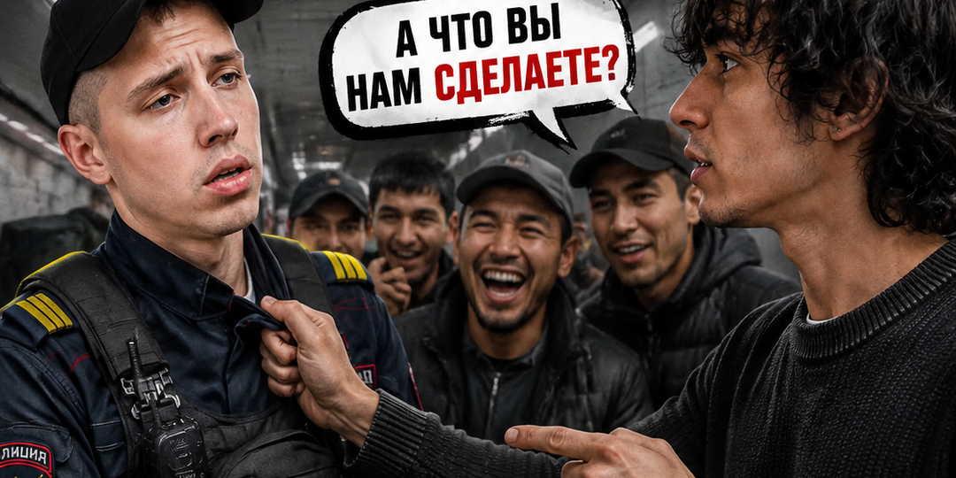 Полиция или «степашки»? Мигранты превратили российских копов в посмешище, и безнаказанно издеваются над ними