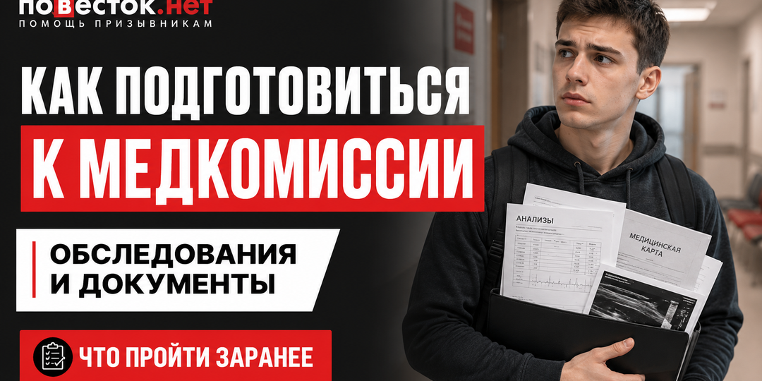 Как получить военный билет по здоровью в 2026 году: какие обследования пройти заранее