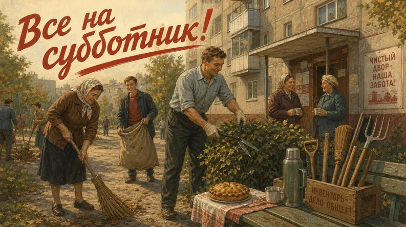Субботники в СССР: почему на них выходили всем двором и без принуждения