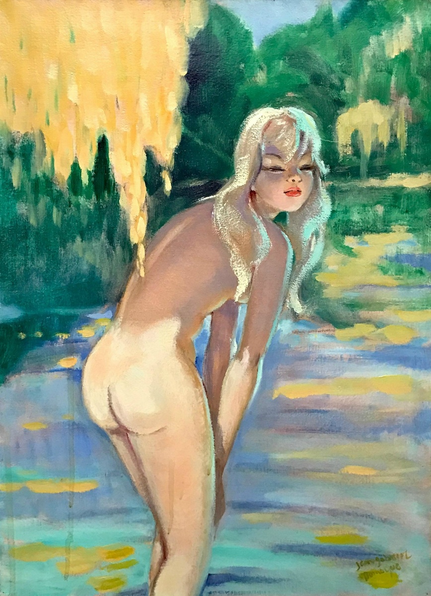 КАРТИНА ФРАНЦУЗСКОГО ХУДОЖНИКА ЖАНА-ГАБРИЭЛЯ-ДОМЕРГА / Jean-Gabriel Domergue