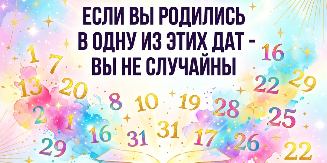 Родились 1, 7, 13 или 20 числа? Что означает ваша дата рождения и к чему вас ведет судьба