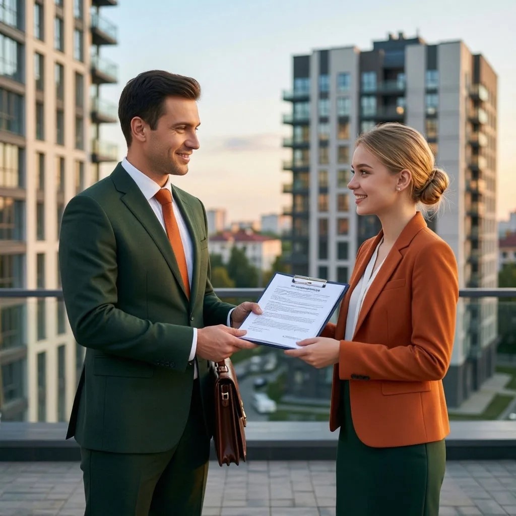 Риелтор при покупке квартиры не обязателен, но в некоторых случаях его помощь действительно ценна. Изображение сгенерировано с помощью нейросетей.