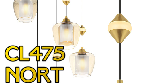 Коллекция дизайнерских подвесных светильников Citilux CL475 NORT